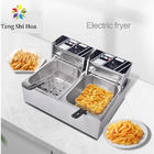 12L Deep Potato Chips 5000W Electric Food Fryer Fryer Commercial Chicken Frying Machine