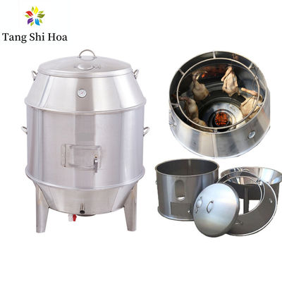 Arrosto Duck Oven Chicken Roasting Machine di acciaio inossidabile 500 gradi di temperatura