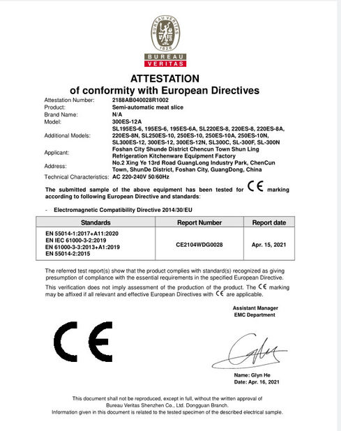 Porcellana GuangDong Tang Shi Hoa Import &amp; Export Trade Co., Ltd. Certificazioni